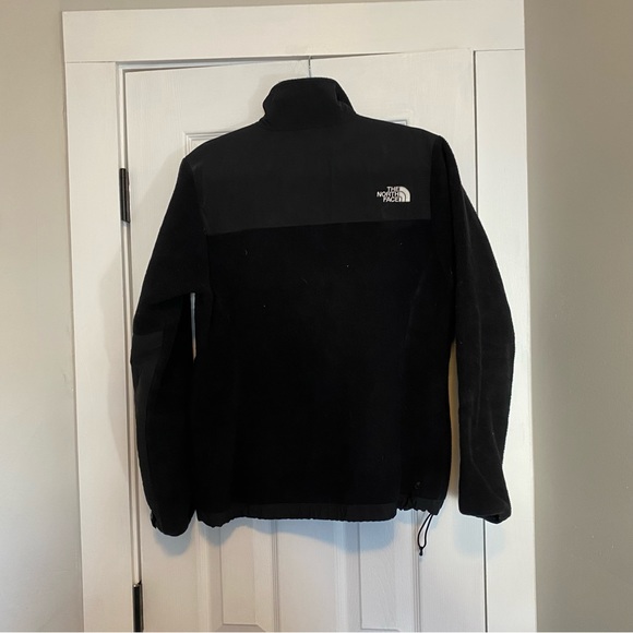 The North Face Denali Jacket Womens Black medium Fleece Full Zip Logo - Picture 5 of 5
